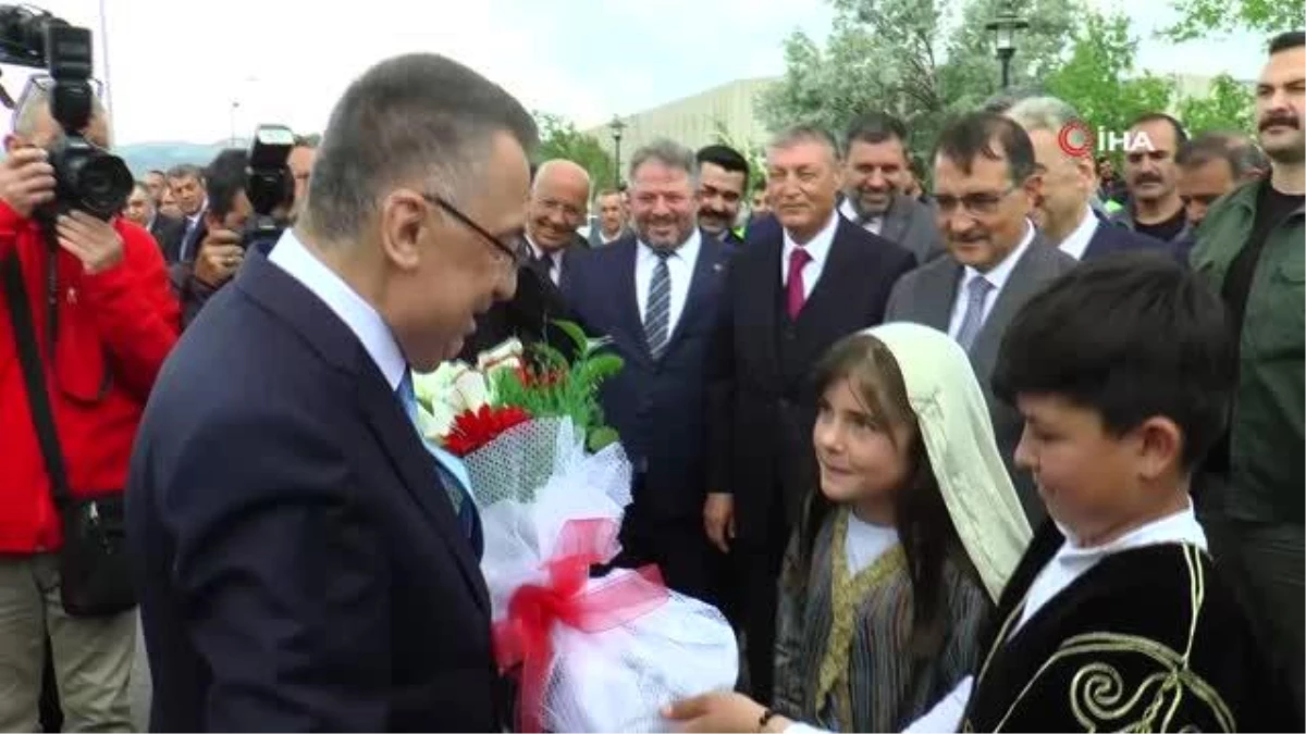 Cumhurbaşkanı Yardımcısı Fuat Oktay, Yunus Emre Termik Santrali ziyaretinde Mansur Yavaş\'ı eleştirdi