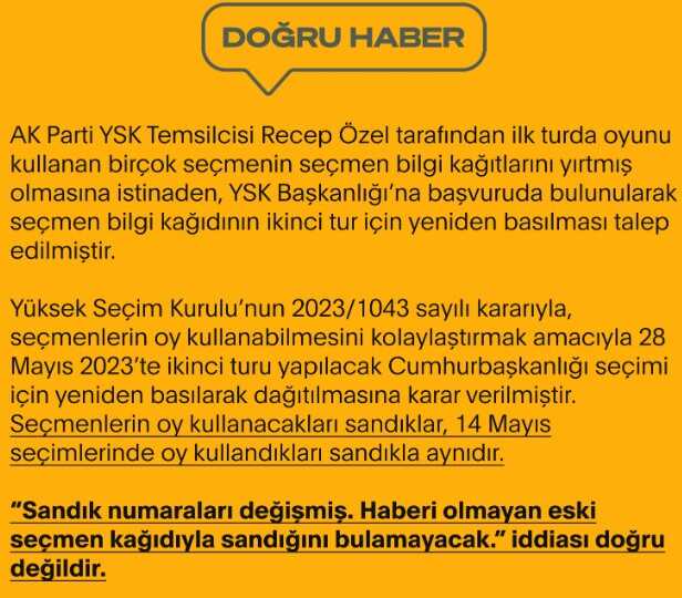 İletişim Başkanlığı: Sandık numaralarının değiştiği iddiası gerçek dışı İletişim Başkanlığı: Sandık numaralarının değiştiği iddiası gerçek dışı