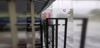 Mut'ta dolu yağışı
