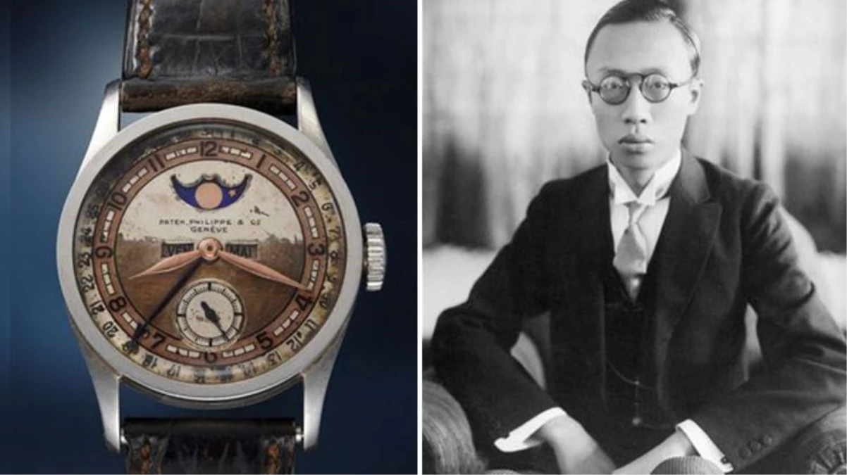 Son Çin İmparatoru\'na ait Patek Philippe marka saat 6.2 milyon dolara satıldı