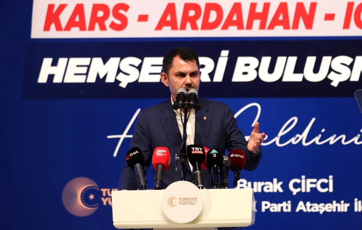 Bakan Kurum: "Türkiye Yüzyılı\'nın türküsünü söyleyeceğiz"