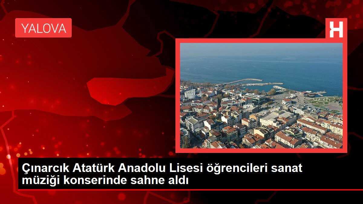 Çınarcık Atatürk Anadolu Lisesi öğrencileri sanat müziği konserinde sahne aldı