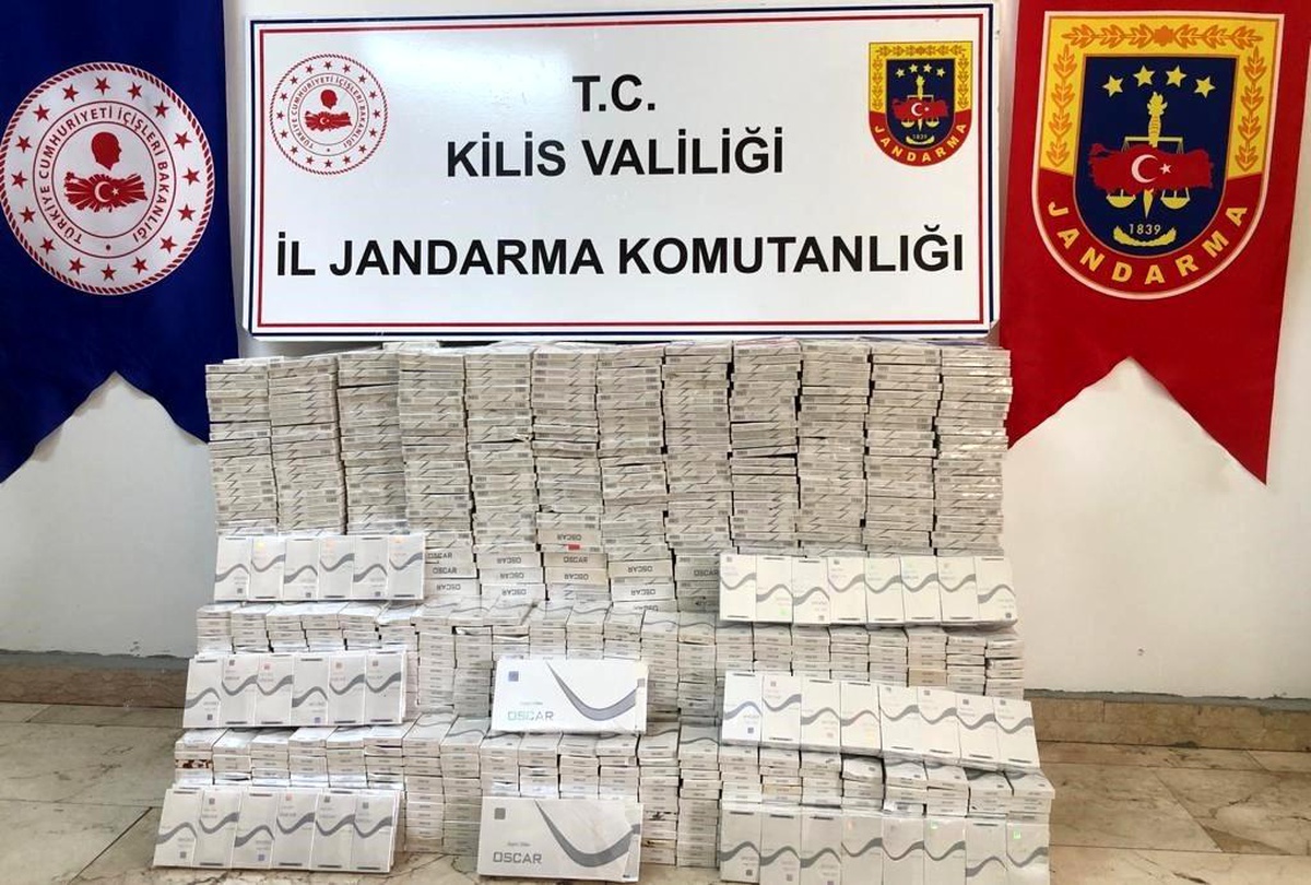 Kilis\'te kaçak sigara operasyonu: 1 gözaltı
