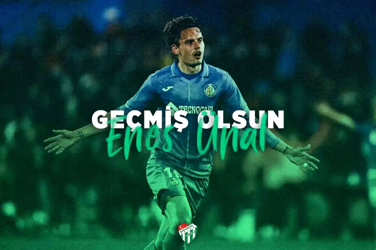 Bursaspor, Enes Ünal için mesaj yayımladı