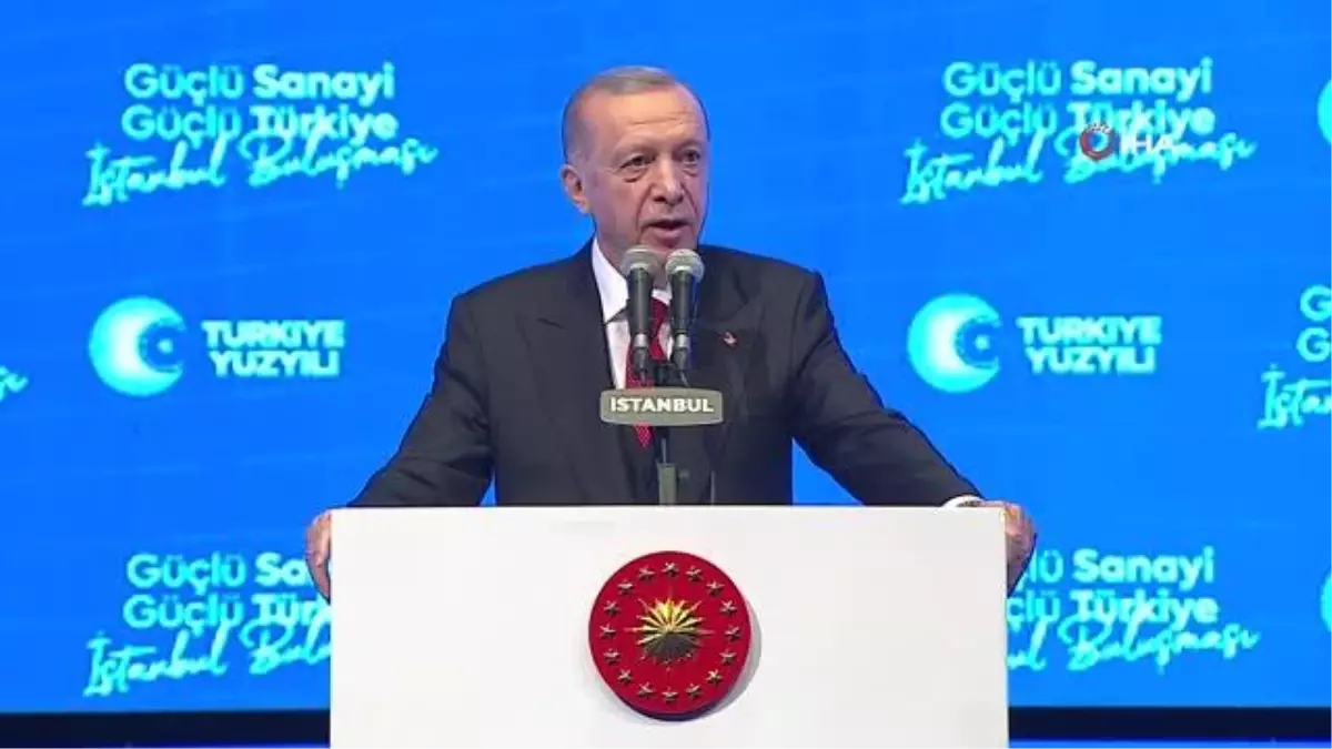 Cumhurbaşkanı Erdoğan Güçlü Sanayi Güçlü Türkiye Buluşması\'na katıldı