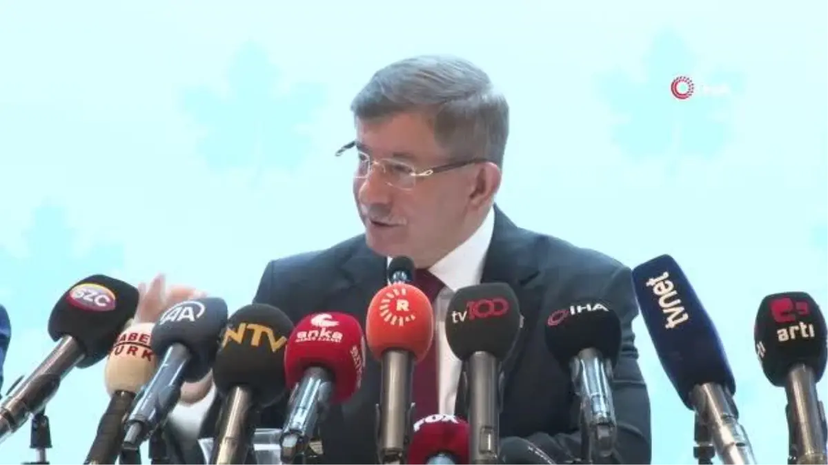 Gelecek Partisi lideri Davutoğlu: \'Kayyum atamak halkı cezalandırmak demektir\'