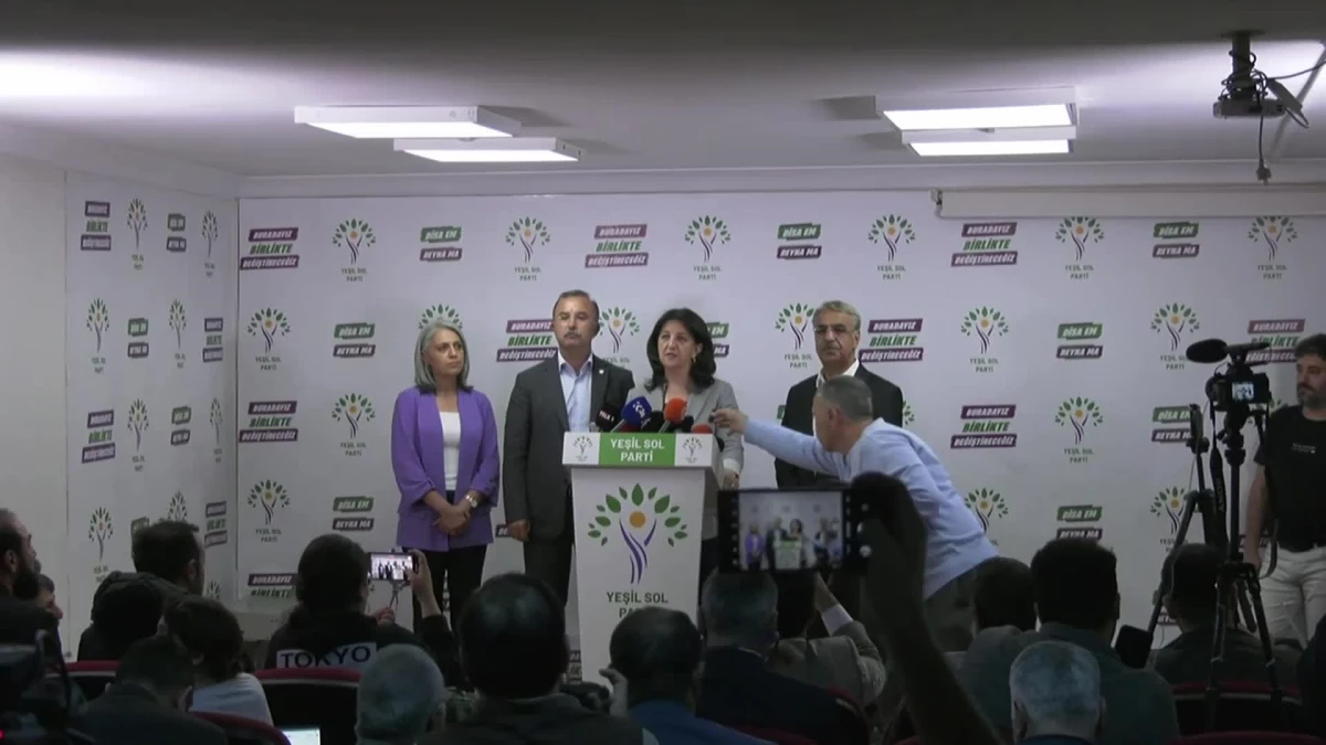 HDP and Yeşil Sol Party announces their stance for second round of presidential election