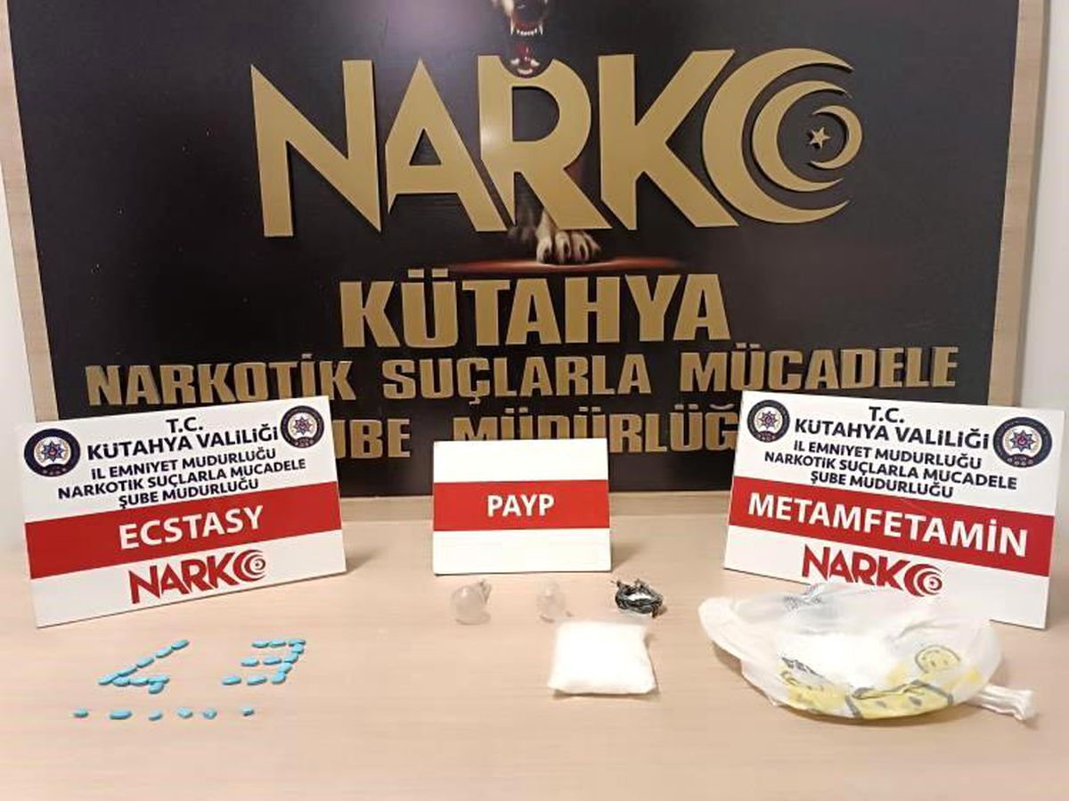 Kütahya\'da 2 uyuşturucu taciri yakalandı