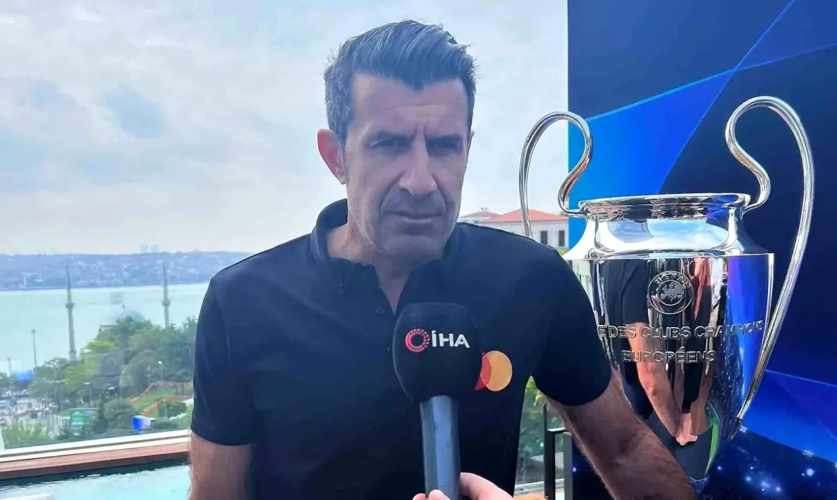 Luis Figo: "Inter güçlü bir rakip olarak Manchester City\'nin karşısına çıkacak"