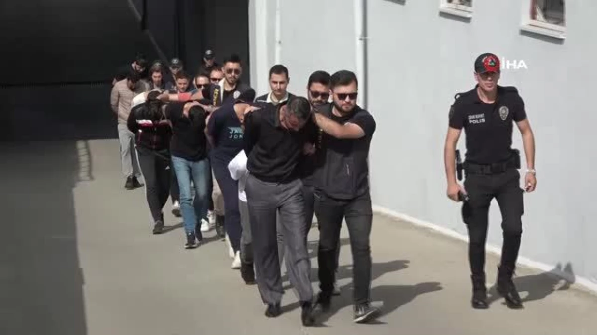 "Sazan Sarmalı" operasyonunda gözaltına alınan 11 kişi adliyeye sevk edildi