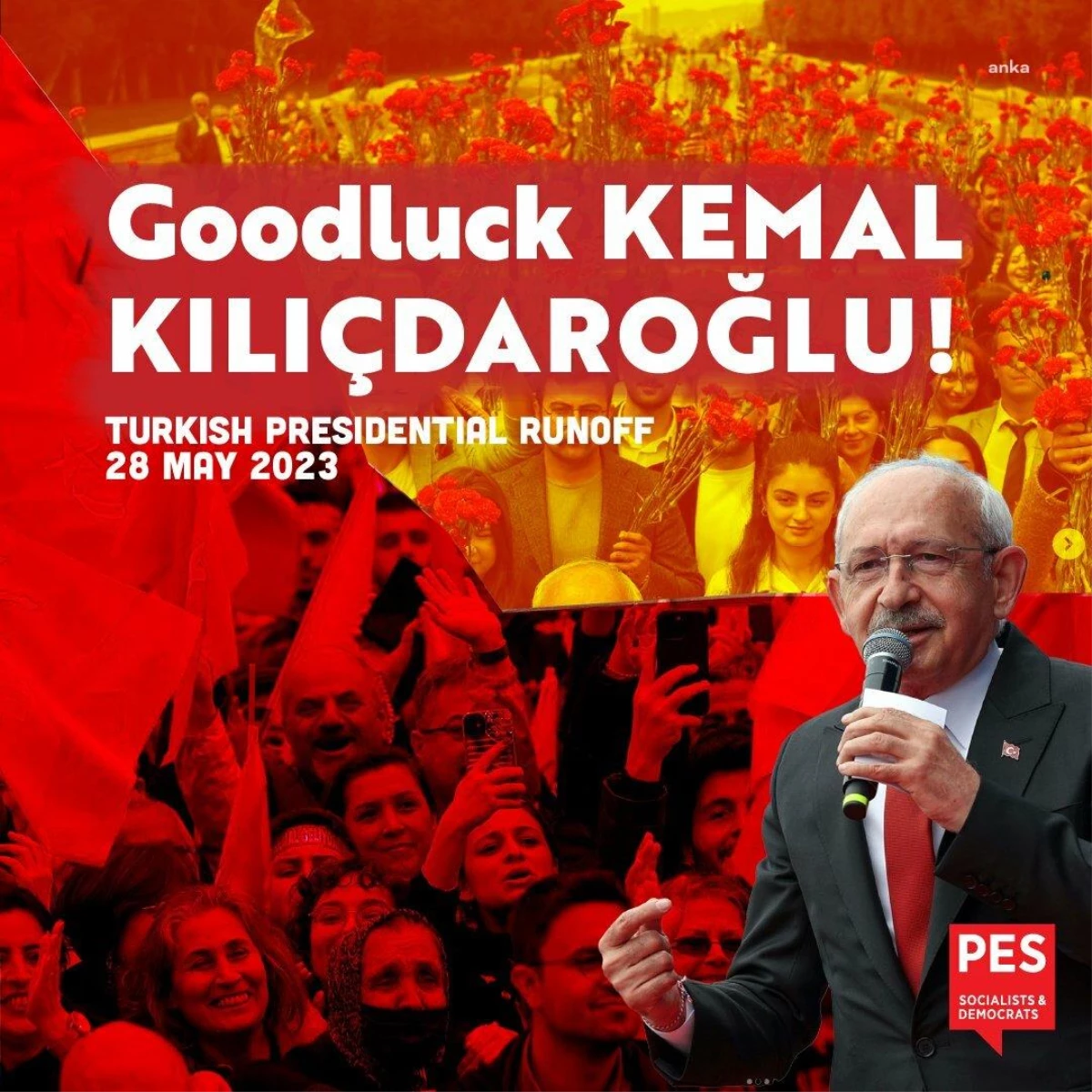 Avrupa Sosyalistler Partisi, Kemal Kılıçdaroğlu\'nu destekliyor