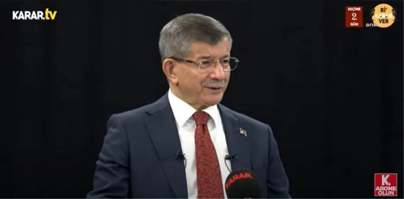 Ahmet Davutoğlu: \'Erdoğan devam ederse, Erdoğan devam etmeyecek\'