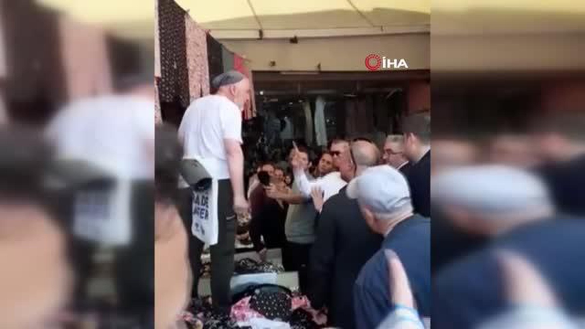 İmamoğlu, HDP eleştirisi yapan pazarcıya hakaret etti