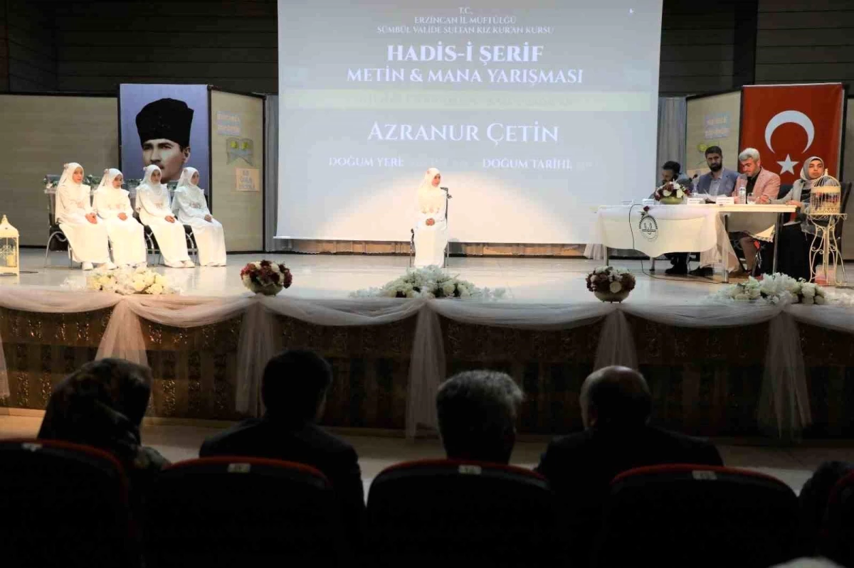 Erzincan\'da Hadis-i Şerif Yarışması düzenlendi