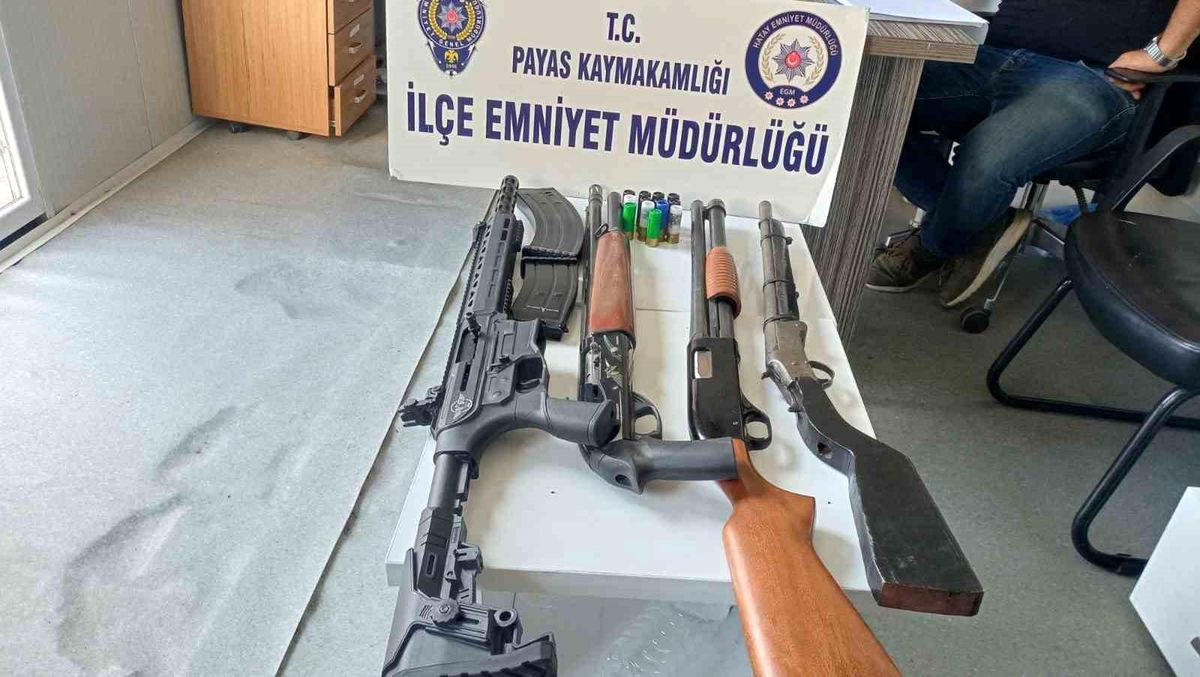 Hatay\'da 4 Adet Ruhsatsız Tüfek Ele Geçirildi