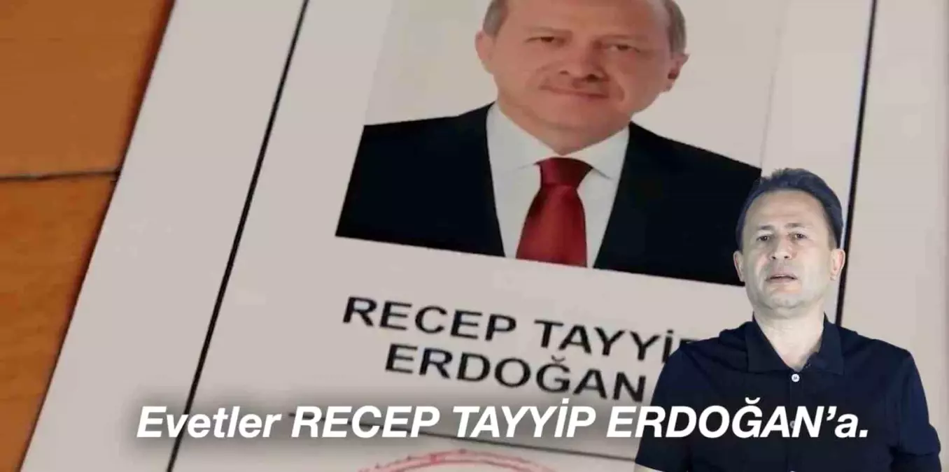 Haydi sandığa EVET\'ler Recep Tayyip Erdoğan\'a