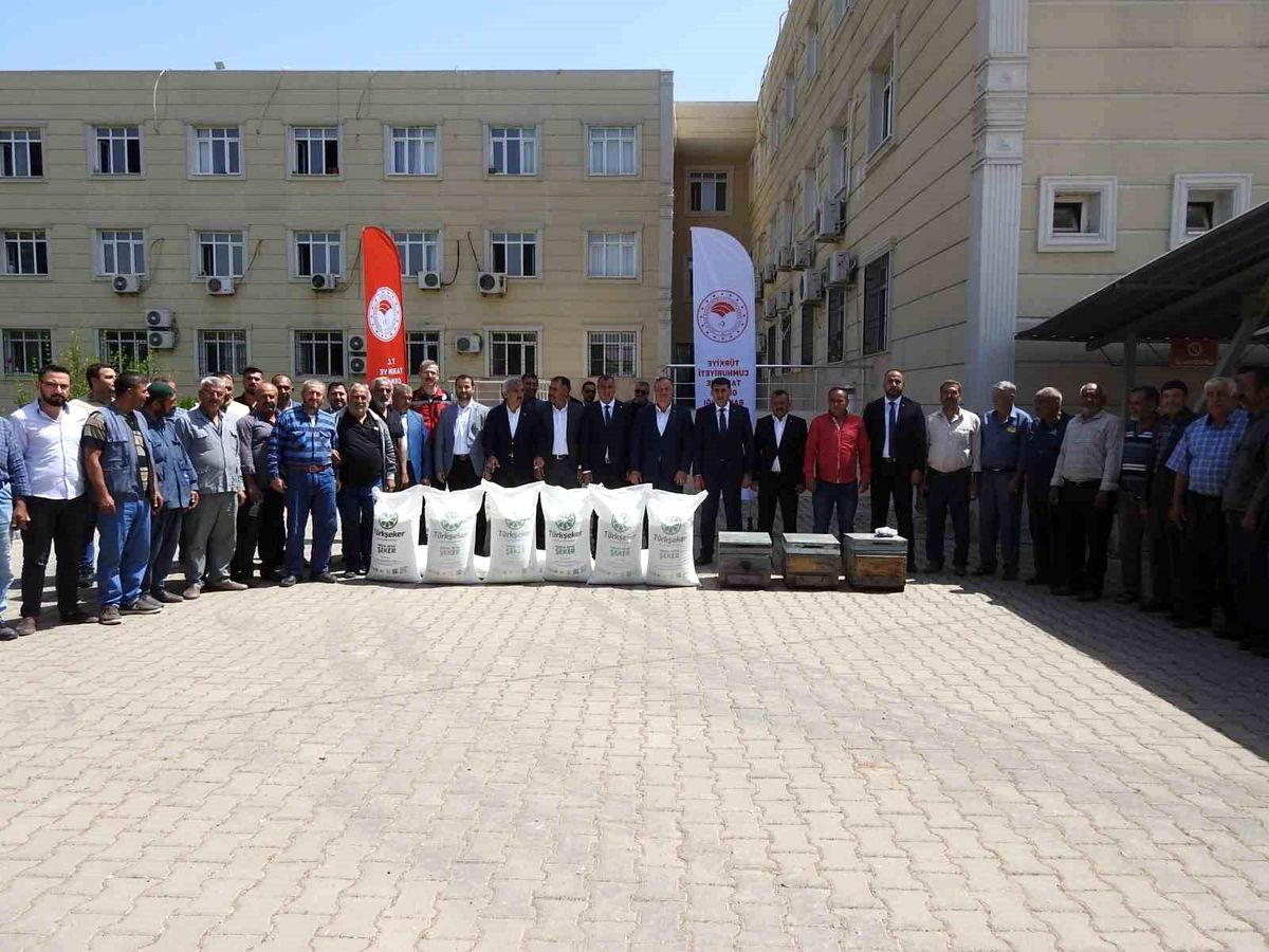 Kilis\'te Arıcılara Şeker Desteği