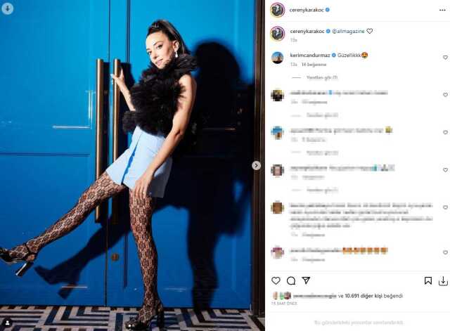 Kızılcık Şerbeti'nin Nursema'sı Ceren Karakoç, mini etekli pozunu paylaştı Kızılcık Şerbeti'nin Nursema'sı Ceren Karakoç, mini etekli pozunu paylaştı