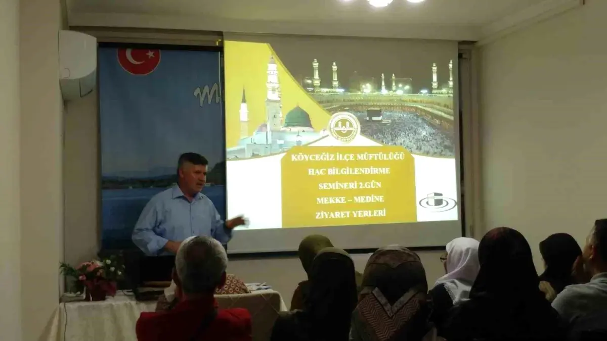 Hac görevini yerine getirecek adaylara Menenjit aşısı yapılarak eğitimler verildi