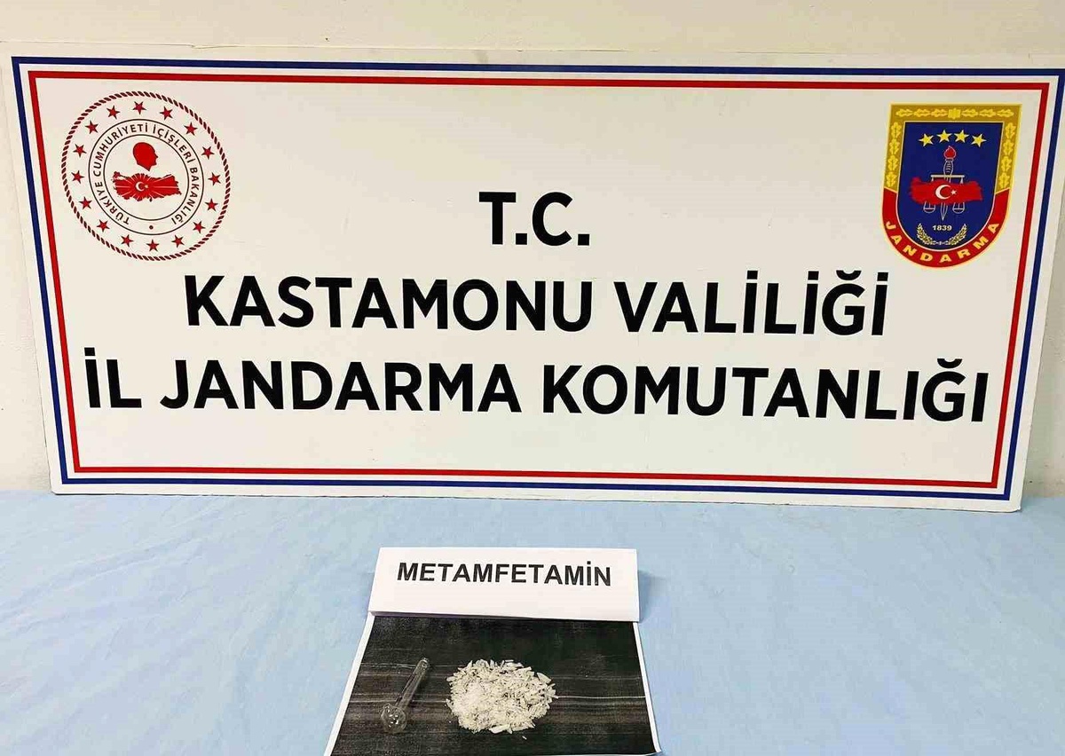 Metamfetamin ile yakalanan şahıs gözaltına alındı
