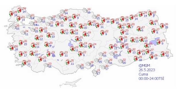 Meteoroloji sağanak için saat verdi! 7 bölge için önemli uyarı Meteoroloji sağanak için saat verdi! 7 bölge için önemli uyarı