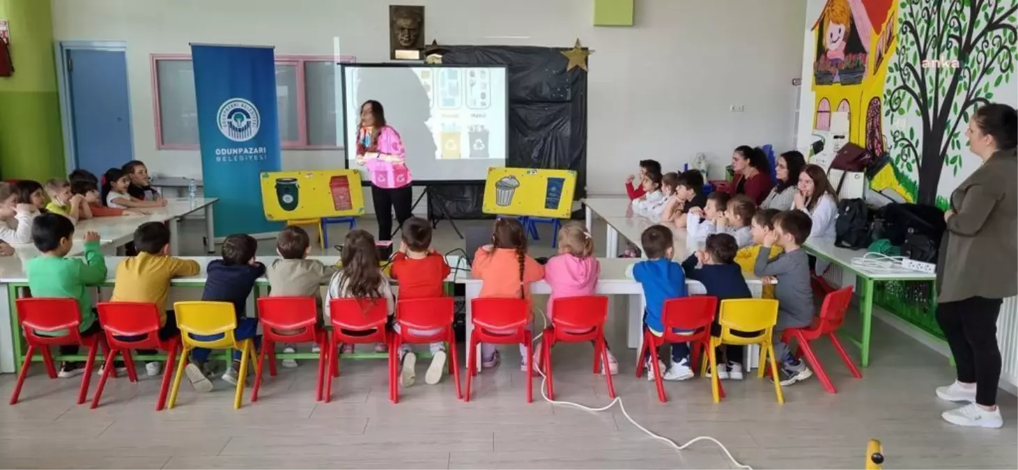 Odunpazarı Belediyesi Kreşlerinde Çocuklara Sıfır Atık ve Geri Dönüşüm Anlatıldı
