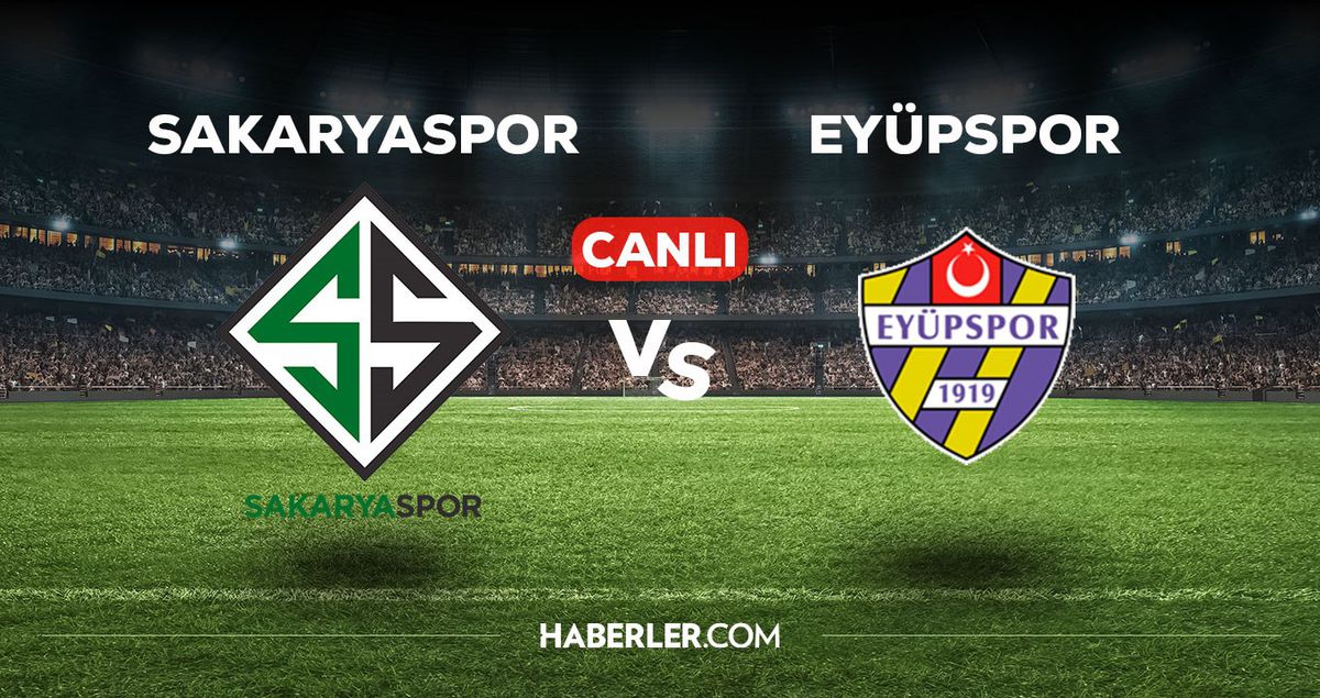 Sakaryaspor Eyüpspor maçı CANLI izle! Sakaryaspor Eyüpspor maçı canlı yayın izle! Sakaryaspor Eyüpspor nereden, nasıl izlenir?