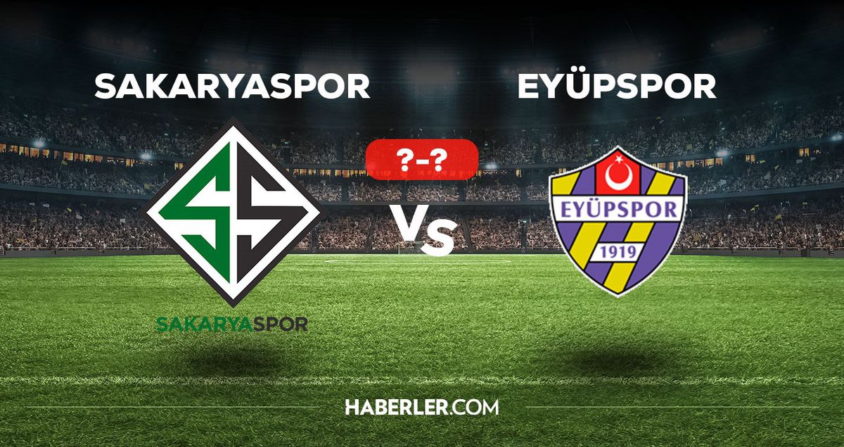 Sakaryaspor Eyüpspor maçı kaç kaç, bitti mi? MAÇ SKORU! Sakaryaspor Eyüpspor maçı kaç kaç, canlı maç skoru!