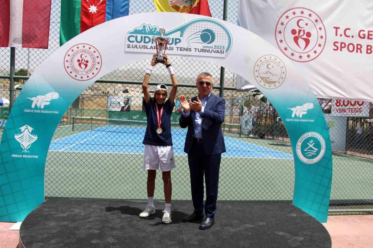 Şırnak\'ta düzenlenen 2. Uluslararası Cudi Cup Tenis Turnuvası sona erdi