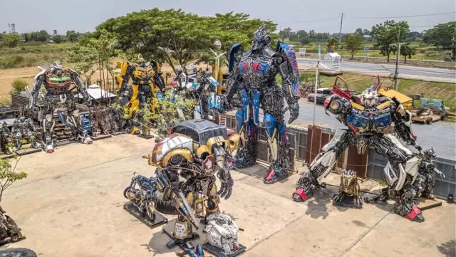 Tayland'daki Transformers Müzesi Geri Dönüşüme Dikkat Çekiyor