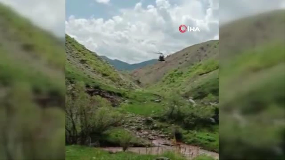 Tunceli\'de mantar toplarken kaybolan vatandaşlara dron ve askeri helikopter araması ile ulaşıldı