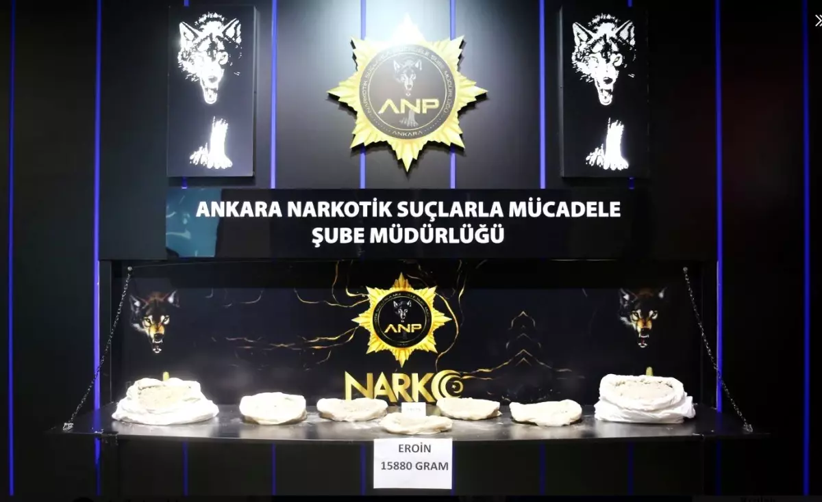 Ankara\'da 15 Kilo Eroin Ele Geçirildi