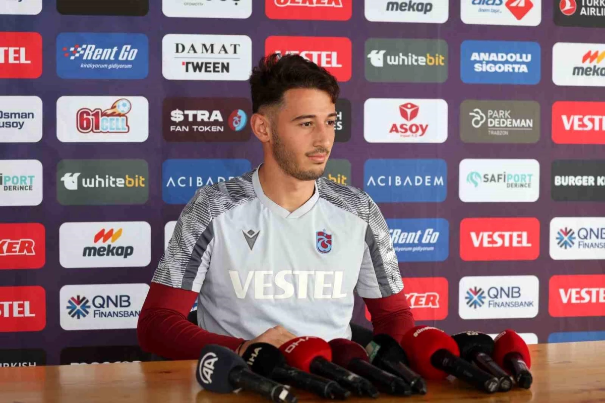 Trabzonspor\'un genç oyuncusu Arif Boşluk: Şans yüzüme güldü ve elimden geleni yapmak istiyorum