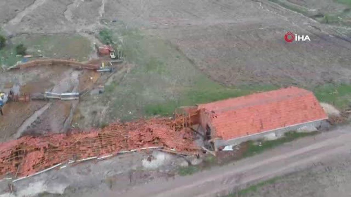 Bozüyük'te şiddetli yağış sele neden oldu: Ağıl çöktü, 15 hayvan telef oldu