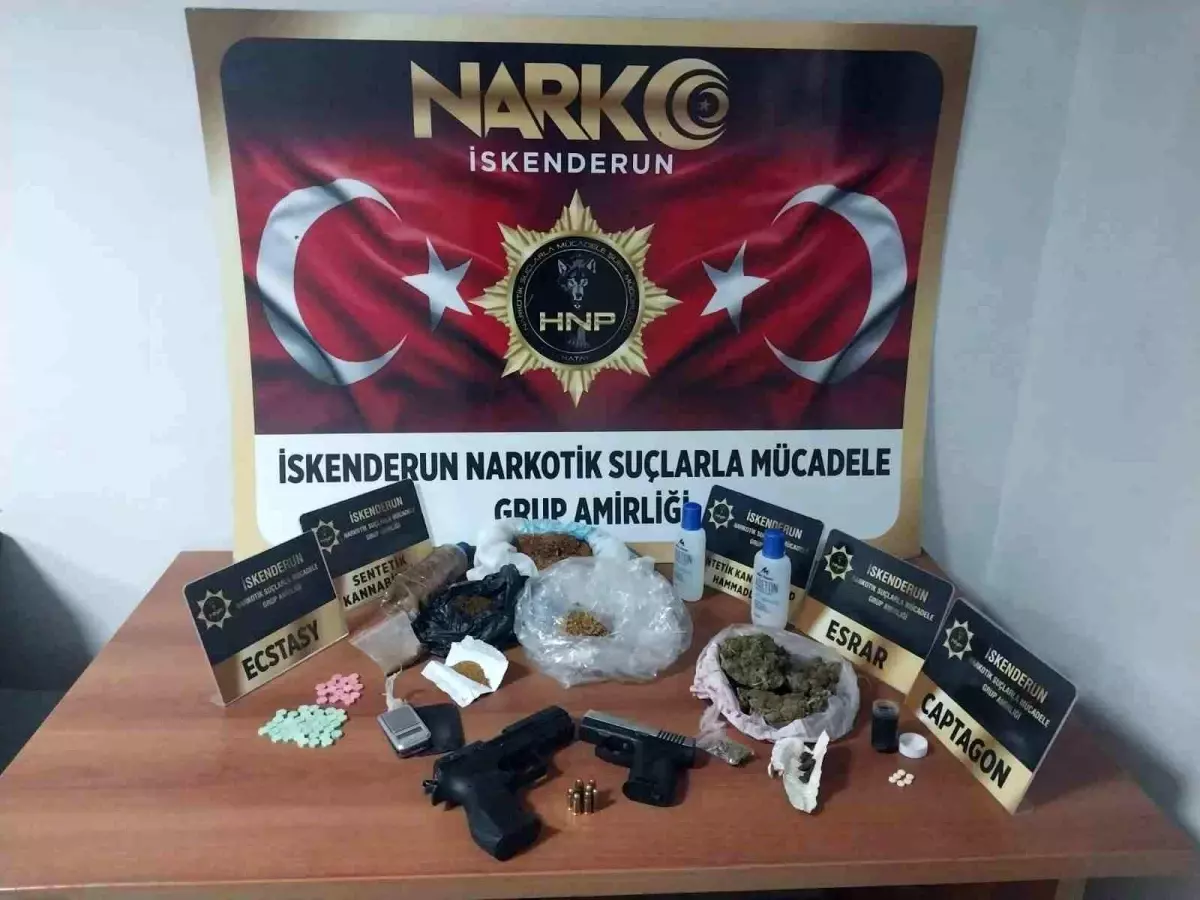 Hatay\'da uyuşturucu operasyonu: 2 gözaltı