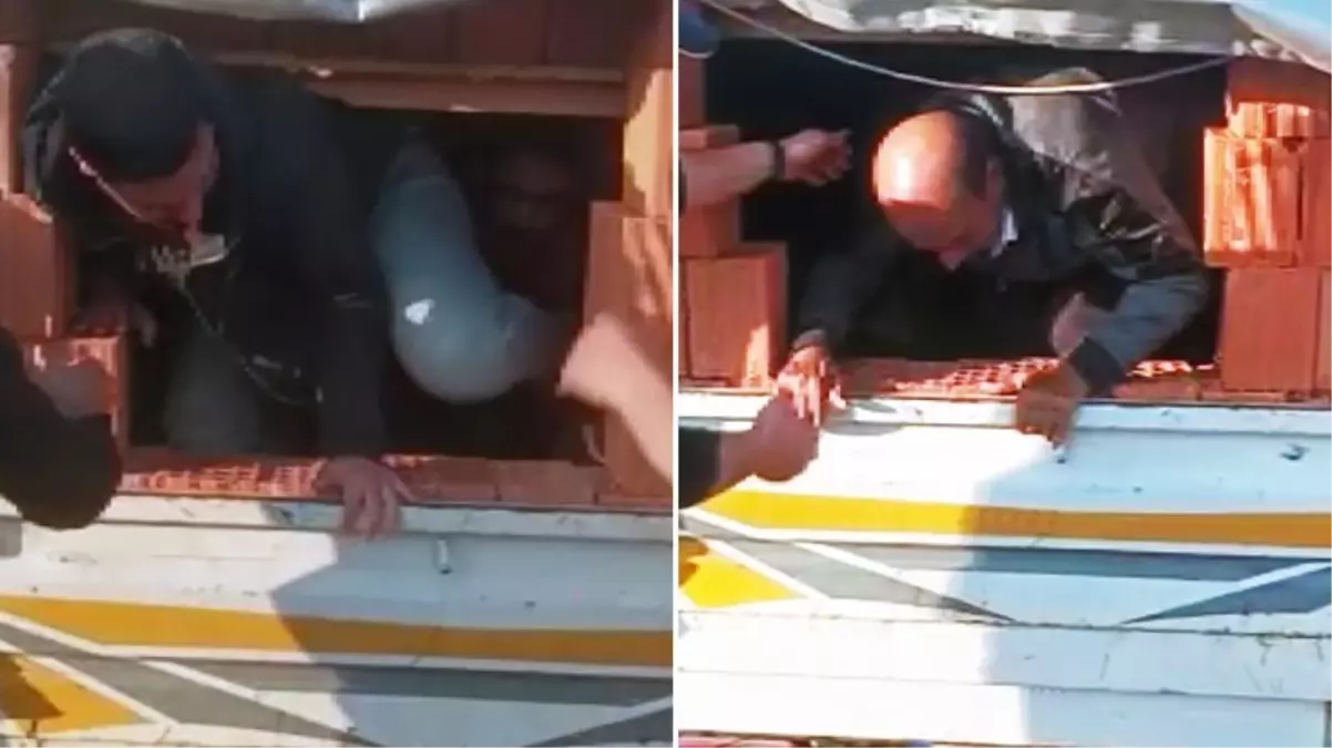 Kamyon kasasında tuğla kamuflajlı göçmen kaçakçılığı! 2 kişi tutuklandı