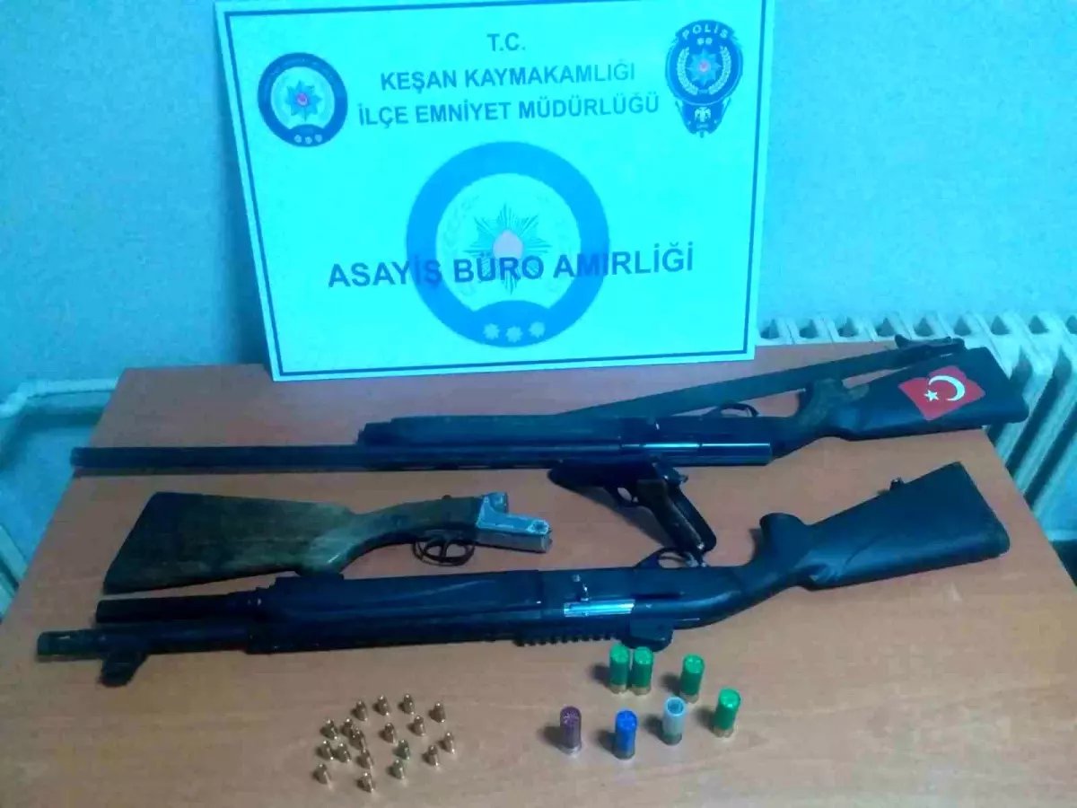 Keşan\'da Silahlı Kavga: 2 Tutuklama