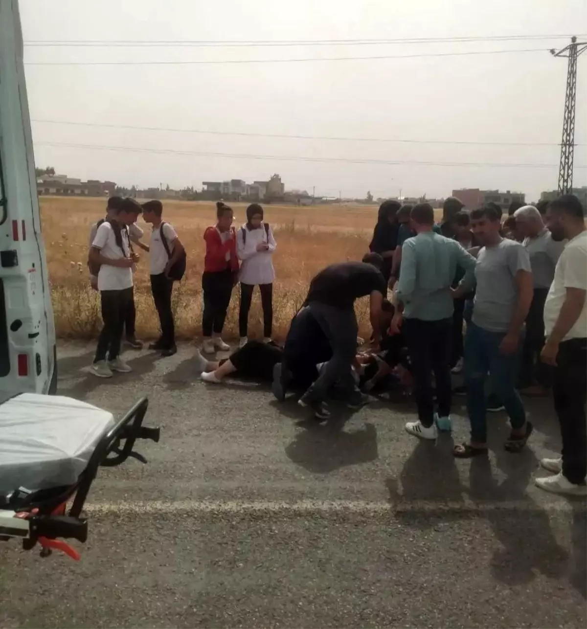 Kızıltepe\'de Okul Servisi Kaza Yaptı