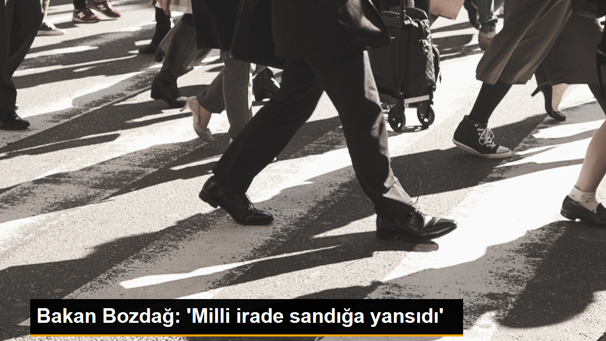 Bakan Bozdağ: \'Milli irade sandığa yansıdı\'