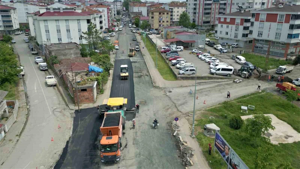 Samsun\'da Mahalle Yolları Yenileniyor