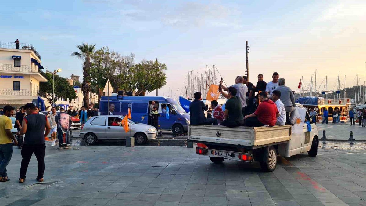 Bodrum\'da seçim sonucu kutlandı