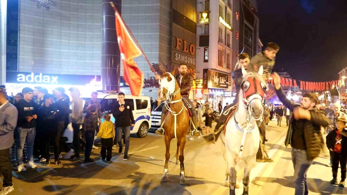Erzurum\'da Ciritçiler Atlarıyla Kutlamaya Katıldı