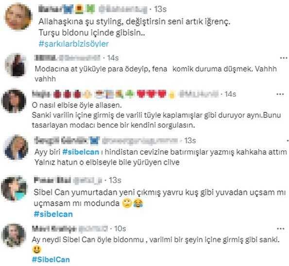 Sibel Can, tüylü kıyafetiyle alay konusu oldu: Varilin içinde gibi