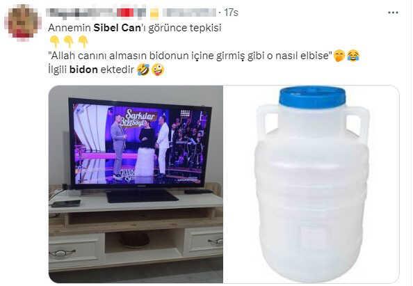 Sibel Can, tüylü kıyafetiyle alay konusu oldu: Varilin içinde gibi