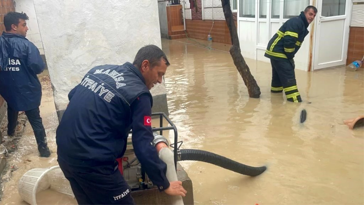 Su Baskınlarına İtfaiye ve MASKİ\'den Anında Müdahale