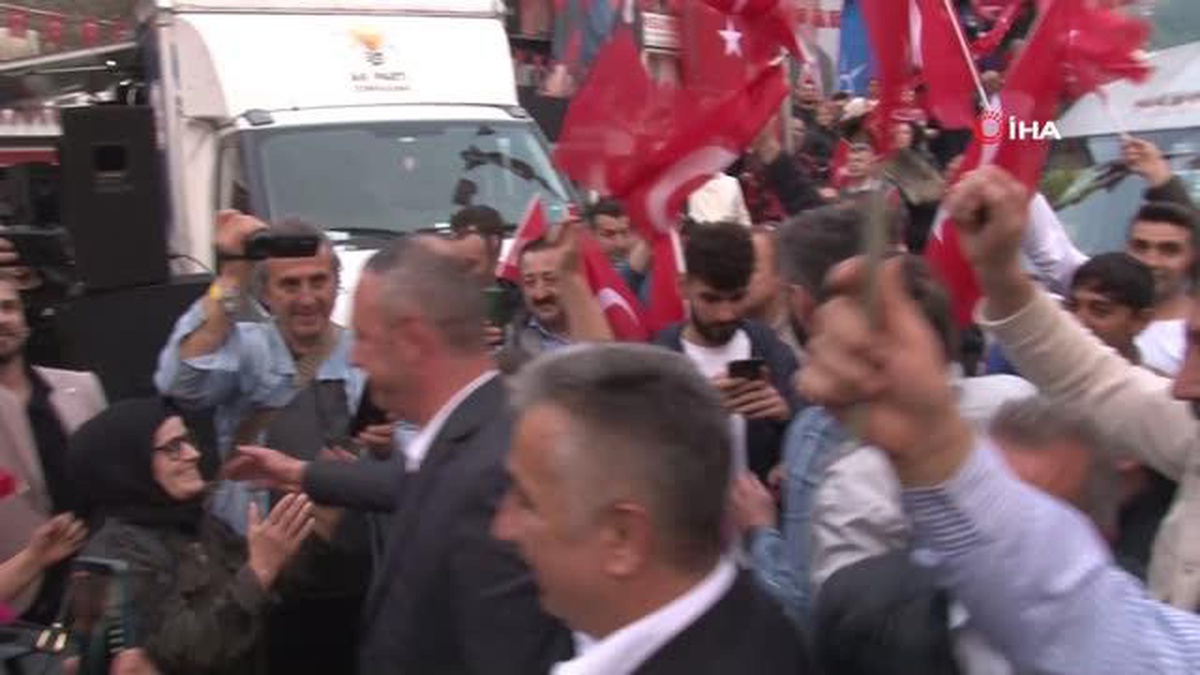 Zonguldak\'ta Cumhur İttifakı Seçim Coşkusu