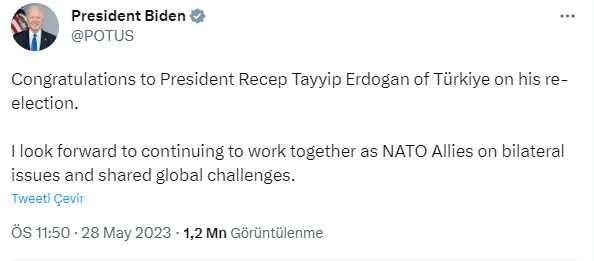ABD Başkanı Biden, seçim zaferi sonrası Cumhurbaşkanı Erdoğan'ı tebrik etti