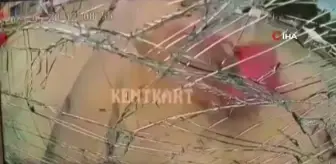 Erzurum'da bir kişinin hayatını kaybettiği kaza kamerada