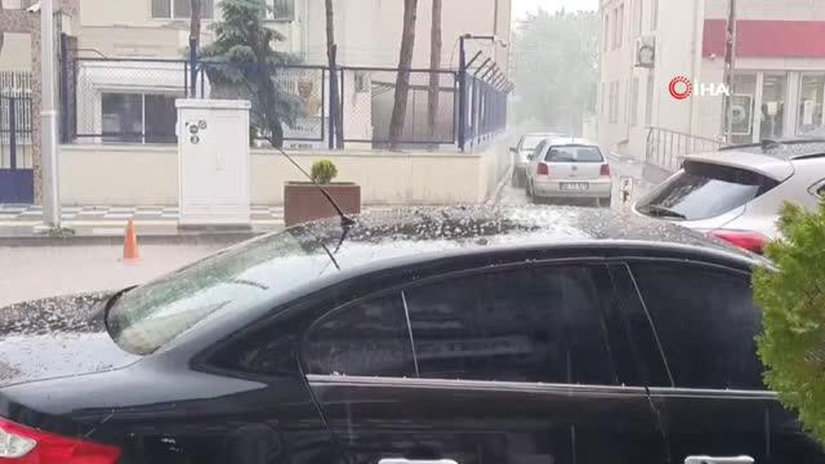 Çorum'da dolu yağışı hayatı olumsuz etkiledi