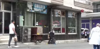 Kıraathaneye molotoflu saldırı kamerada